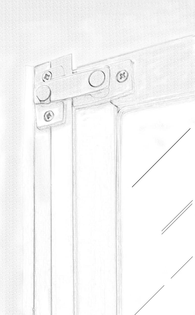 QCAA Solid Brass Shutter Bar/Door Latch, 7/8" x 2-3/32", Polish Brass, 2 Pack, Made in Taiwan - Image 5